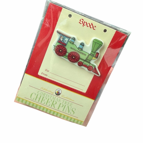 Spode Santa’s Express Cheer Pin - Picture 2 of 4